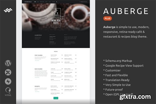 Auberge Plus v2.0.2 - WordPress Theme - CM 136756