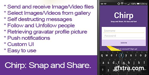 CodeCanyon - Chirp v1.0 - Snap and Share. - 10507710