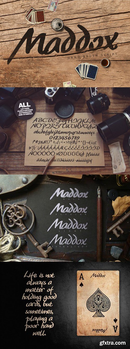 CM - Maddox Brush Typeface 685647