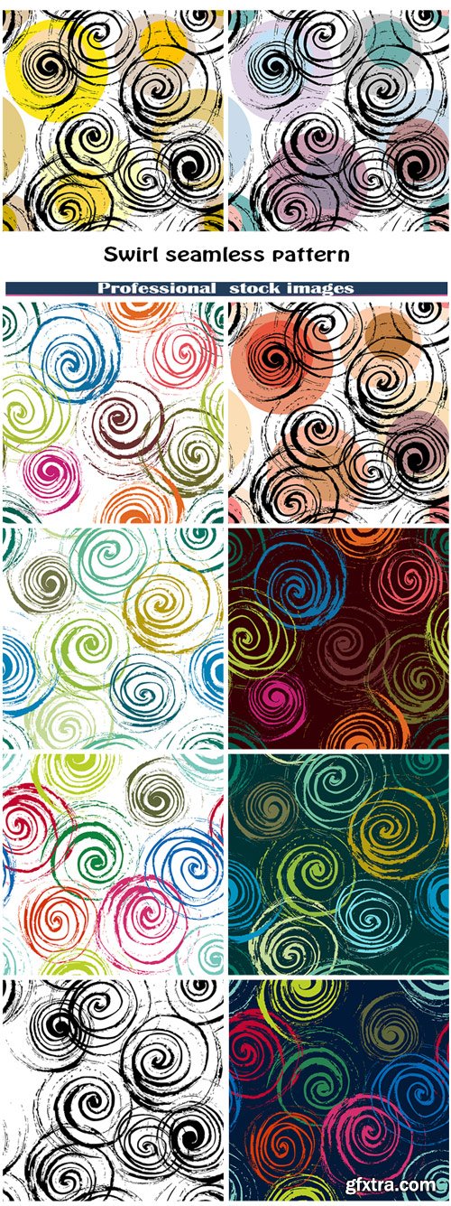 Swirl seamless pattern