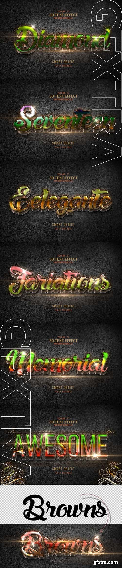 Graphicriver 10 3D Text Styles V.28 11239568