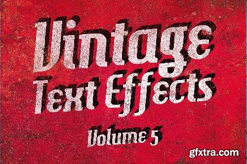 Vintage Text Effects Vol.5 - CM 75186