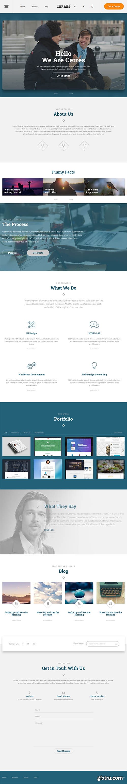 Cerres - Responsive Website Template - CM 679128