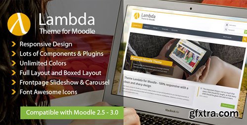 ThemeForest - Lambda v1.44 - Responsive Moodle Theme - 9442816