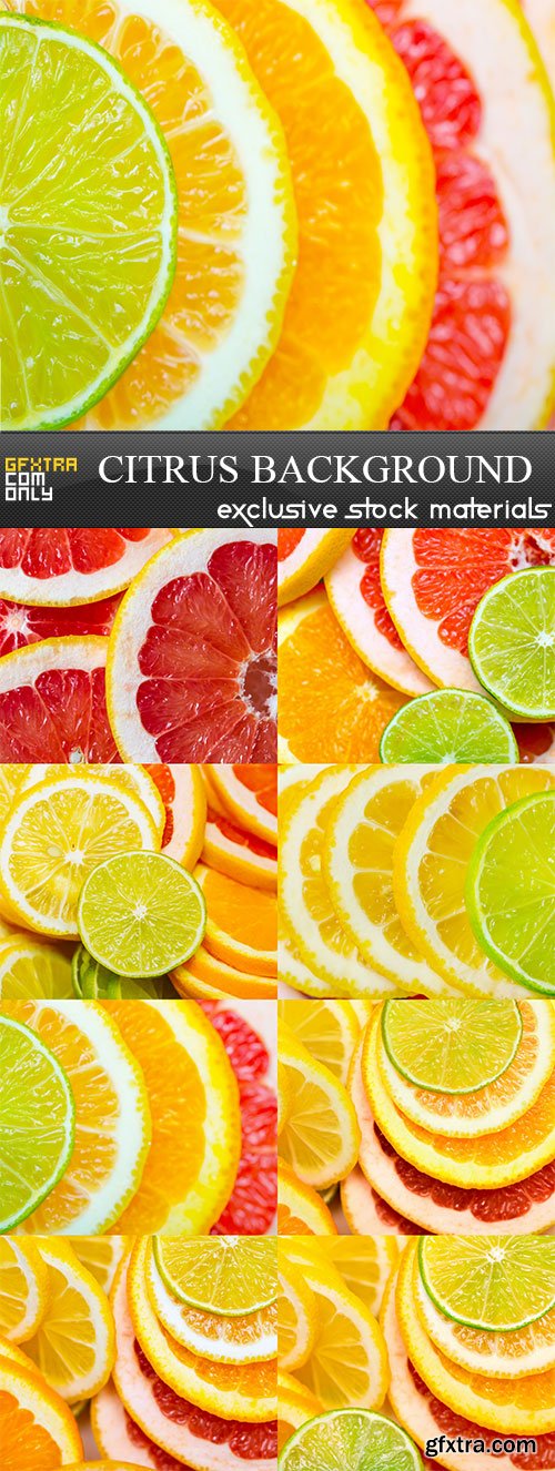 Citrus background, 8  x  UHQ JPEG