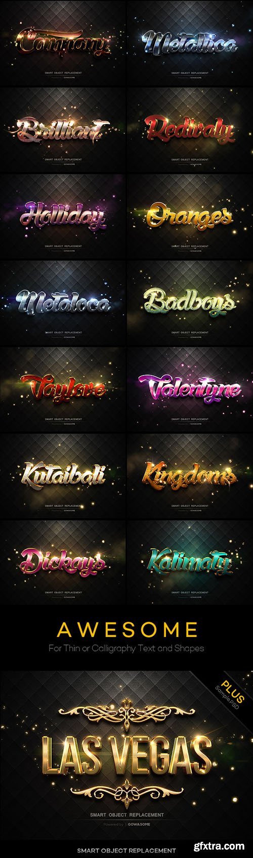 GraphicRiver Modern 3D Text Effects Bundle 10782412