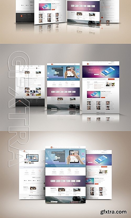 Web Presentation Mock-Ups