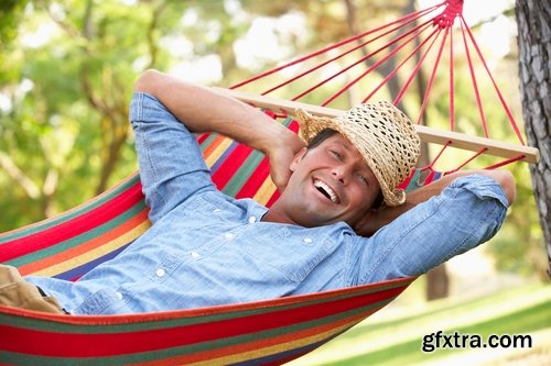 Collection of people man guy boy in a hammock on vacation IT technology 25 HQ Jpeg