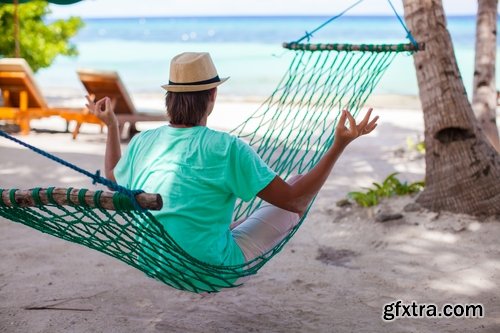 Collection of people man guy boy in a hammock on vacation IT technology 25 HQ Jpeg