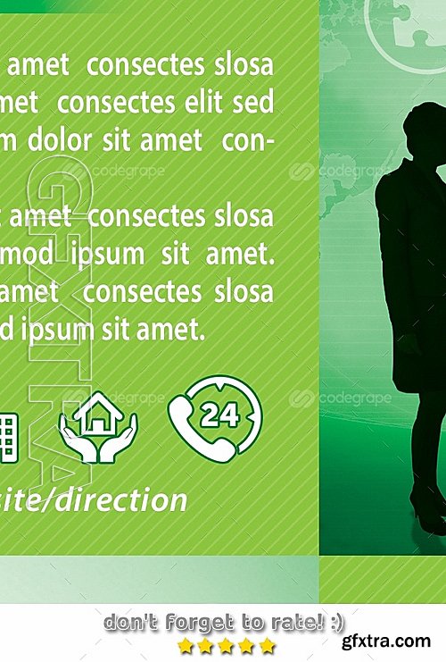 Green Business Idea Flyer Template 6660