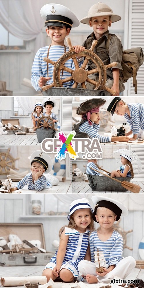 Stock Photo - Little Sailors