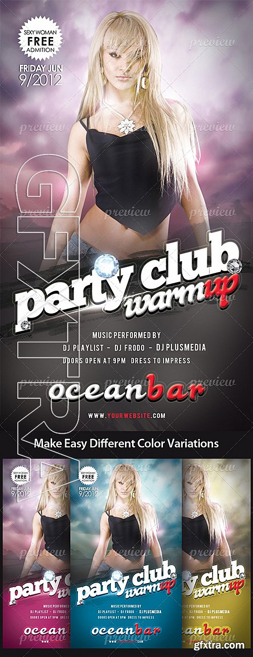 Party Club Flyer 1557