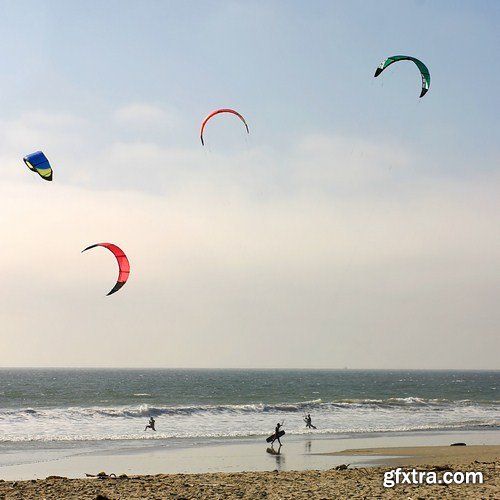 kite surfing sunset 10X JPEG