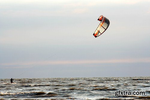 kite surfing sunset 10X JPEG