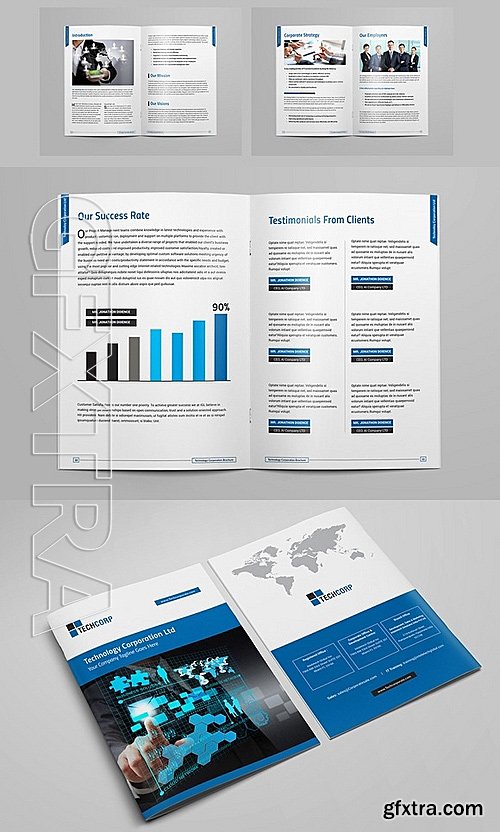 CM - Technology Brochure Template 22 681136