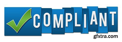 Compliance Blue Stripes With Keywords 10X JPEG