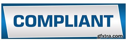 Compliance Blue Stripes With Keywords 10X JPEG