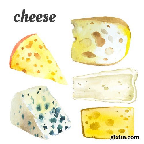 Cheese set-7xEPS