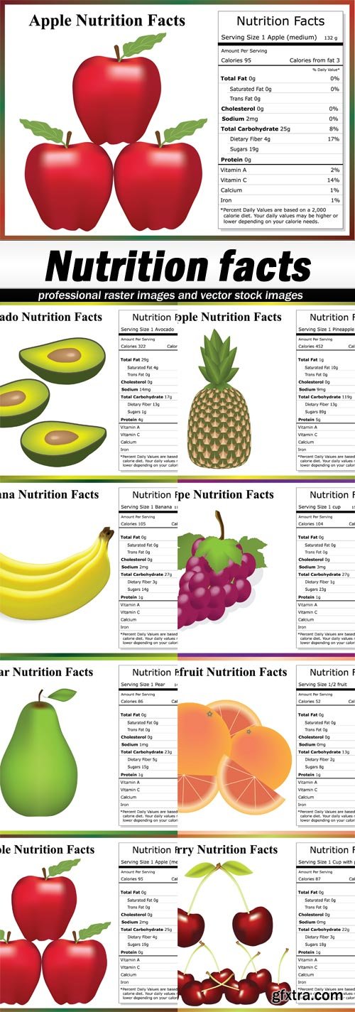 Nutrition facts-8xEPS