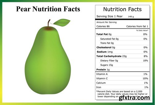 Nutrition facts-8xEPS