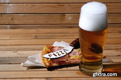 Pizza and beer-8xJPEGs