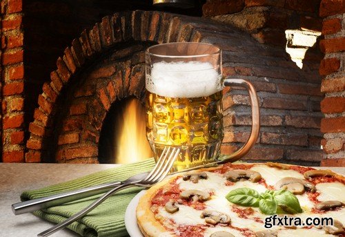 Pizza and beer-8xJPEGs