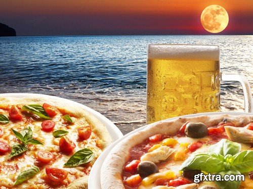 Pizza and beer-8xJPEGs