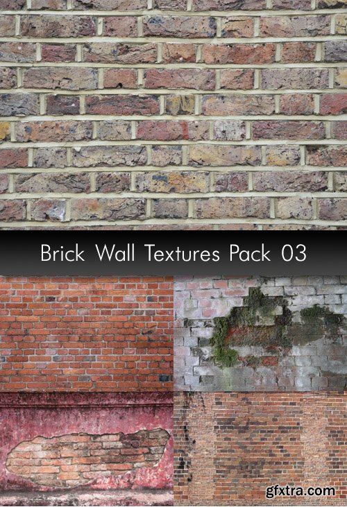 Brick Wall Textures, pack 3