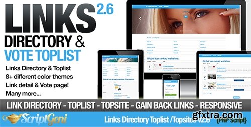 CodeCanyon - Links Directory Toplist v2.6 - 11950369