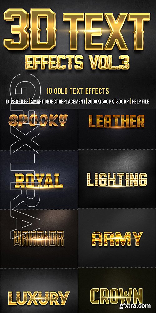 GraphicRiver - 3D Text Effects 16045049