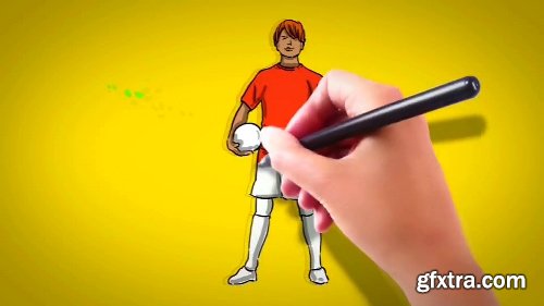 Videohive Soccer Whiteboard Opener 7901671