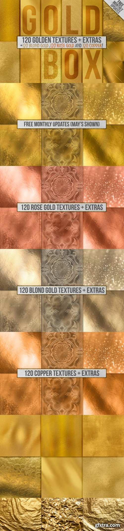 CM - 100 Gold Foil Backgrounds + Extras 675612