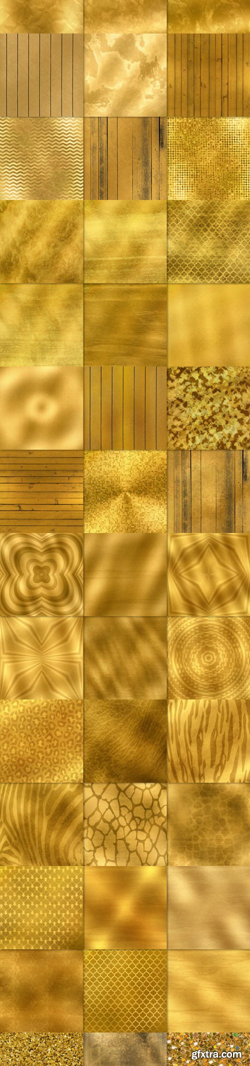 CM - 100 Gold Foil Backgrounds + Extras 675612