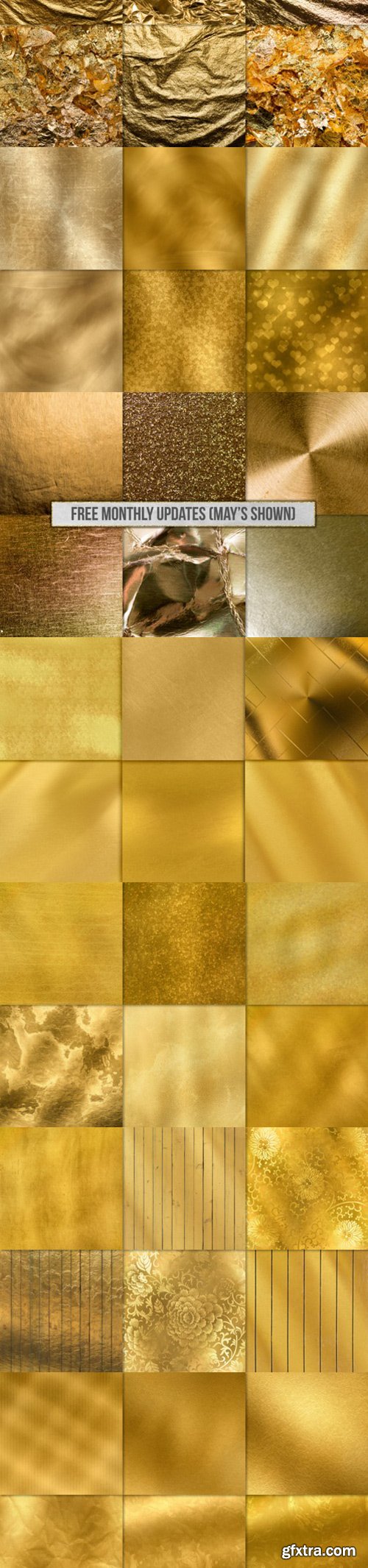 CM - 100 Gold Foil Backgrounds + Extras 675612