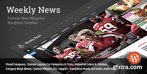 ThemeForest - Weekly News v2.5.4 - WordPress News Magazine Theme - 9214110