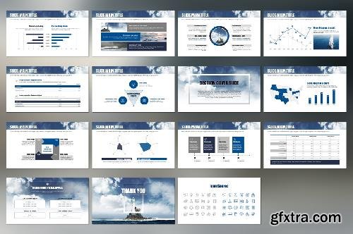 CreativeMarket Lighthouse PowerPoint Template 686157