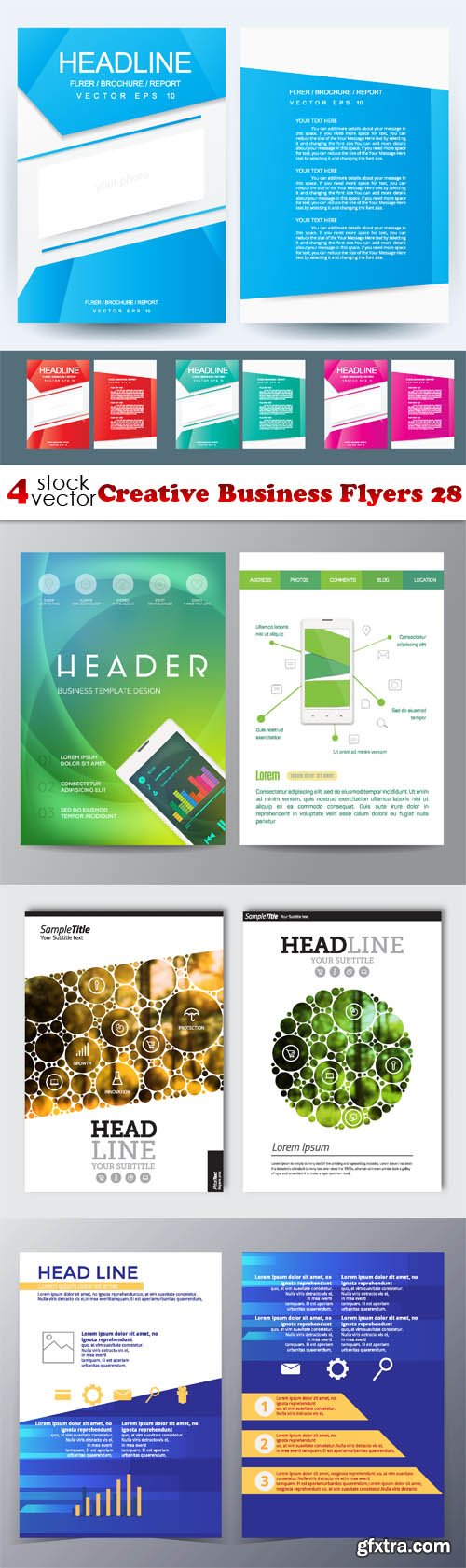 Vectors - Creative Business Flyers 28