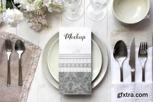 CreativeMarket Light table Card Mockup. PSD 689558