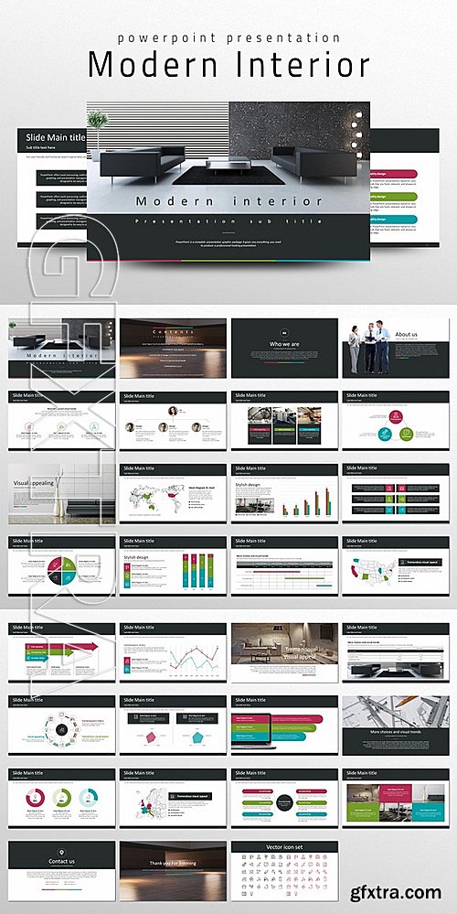 CM - Modern Interior PPT Template 686174