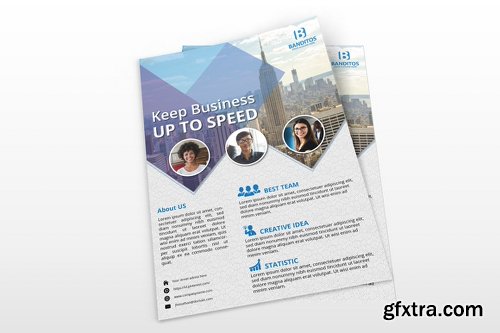 CreativeMarket Modern Business Flyer v2 690279