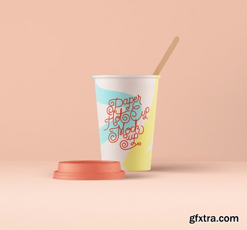 Psd Paper Hot Cup Template Vol 4