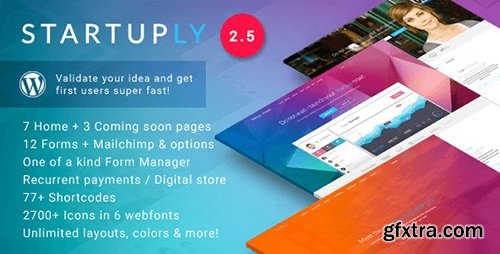 ThemeForest - Startuply v2.5.2 - Multi-Purpose Startup Theme - 9055667