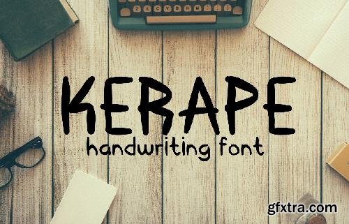 CreativeMarket Kerape Handwriting Font 684693