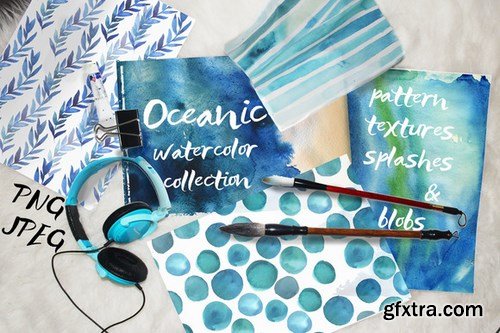 CM - Oceanic watercolor collection! 664548