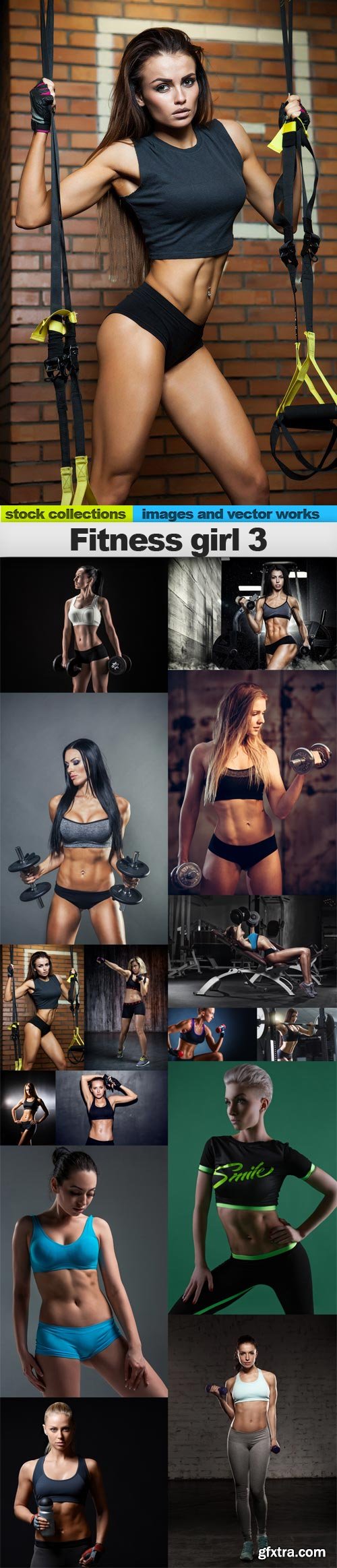 Fitness girl 3, 15 x UHQ JPEG