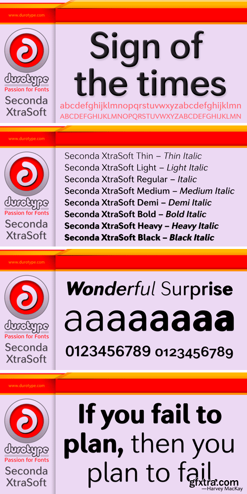 Seconda XtraSoft Font Family