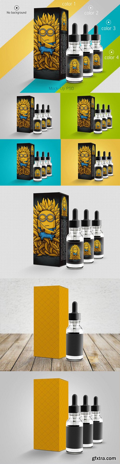 CM - Vape smoking Dropper Bottle Mockup 691911