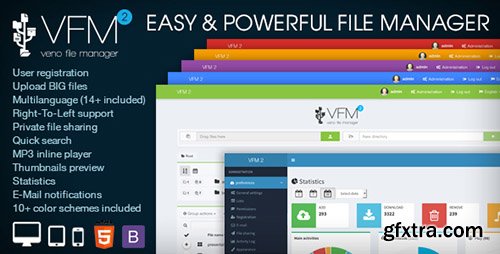 CodeCanyon - Veno File Manager v2.1.2 - host and share files - 6114247