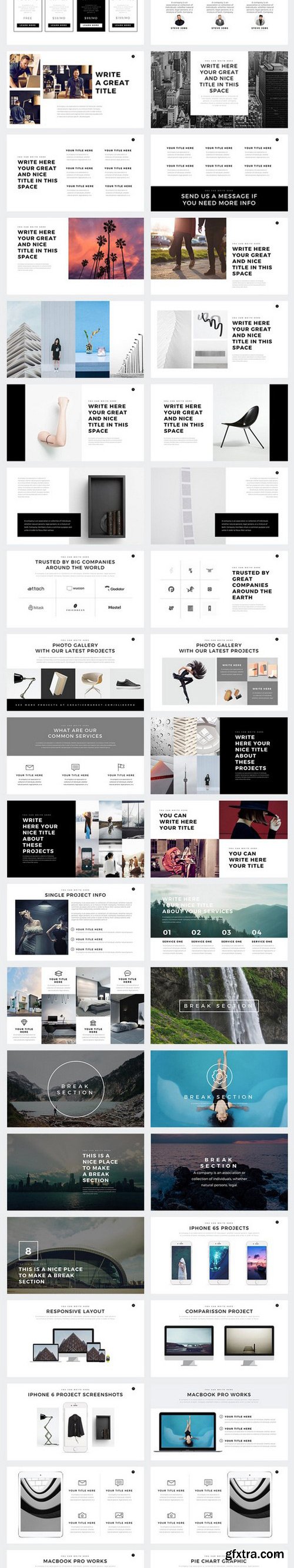 CM - Ghost Minimal Powerpoint Template 685973