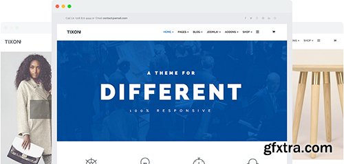 JoomShaper - Tixon v1.4 - Multi-purpose E-commerce Joomla 3.x Template